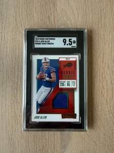 2018 Panini Contenders Josh Allen Rookie Ticket Swatch #RTS-5 | SGC 9.5 - Bild 1 von 2