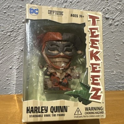 Figura Vinilo Apilable Teekeez Cryptozoic DC Comics Harley Quinn 2.5" Foto 1 de 4