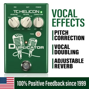 TC-Helicon Duplicator Vocal Effects | Doubling, Reverb, and Pitch Correction - Picture 1 of 7
