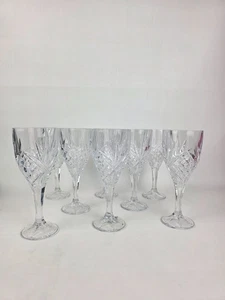 Vintage Shannon Kristall Weingläser 8 Oz geschliffenes Glas Design Tschechien, 8 - Bild 1 von 9