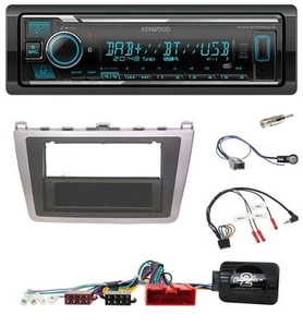 Kenwood Bluetooth Lenkrad DAB USB Autoradio für Mazda 6 08-12 silber schwarz - Bild 1 von 10
