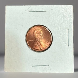 1993 D LINCOLN MEMORIAL CENT COIN COPPER - Foto 1 di 4