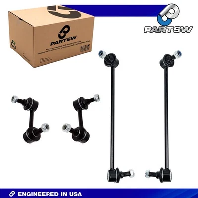 PartsW Front Rear Sway Bar Links Passenger Driver Side 4Pc Nissan Murano 2003-07 - Image 1 of 4