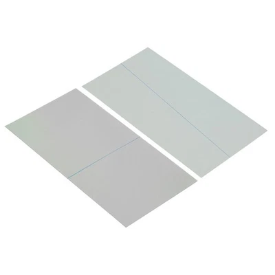 2pcs 6.8" Polarized Film Sheets Polarizer Linear Filter 8.4x15.8cm 0/90 Degree - Image 1 of 4
