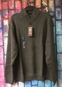 IZOD 1/4 Button Mock Sweater Men’s US Size XL - Bild 1 von 9
