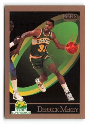 SkyBox #270 Derrick McKey Seattle SuperSonics 1990-91 Foto 1 de 2