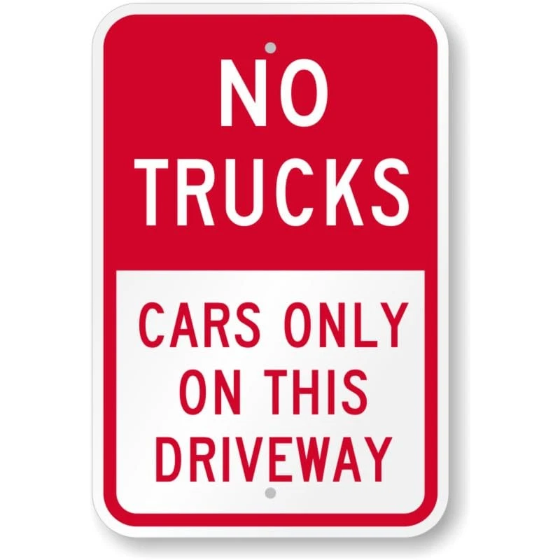 Letrero resistente a la intemperie de aluminio solo en la calzada b00519 Foto 1 de 1