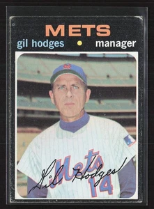 1971 Topps #183 Gil Hodges - ¡En muy buen estado/excelente set break! - Imagen 1 de 2