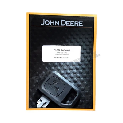 Manual de catálogo de peças de minicarregadeira John Deere 6675 7775 - Imagem 1 de 4