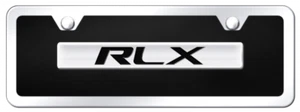 Acura RLX Name Plate Mini Acrylic Kit License Plate Frame Official Licensed - Imagen 1 de 2