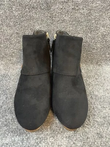 Dr. Scholl's Ankle Wedge Booties Women's 8 M Black Western Platform Comfort Dese - Picture 1 of 11