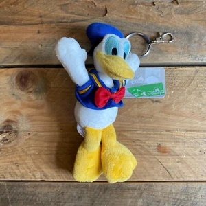 Disneyland Hong Kong Donald Duck Plush Keyring - 7" - NWT - Picture 1 of 9