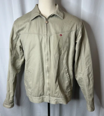 Quicksilver Мужская большой желтовато-коричневый полный молнии пальто - Изображение 1 из 4