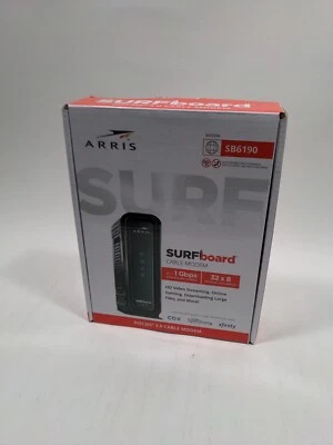 ARRIS SURFboard SB6190 DOCSIS 3.0 32 x 8 Gigabit Cable Modem  - Image 1 of 4