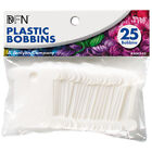 Bobines en soie dentaire en plastique Janlynn-25/Pkg 3002-02