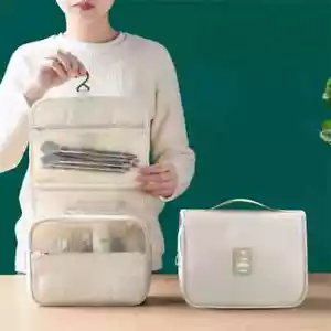 Bolsa de Maquillaje Bolsas de Cosméticos de Viaje Organizador de Artículos de Aseo Impermeable Almacenamiento Necesitas... - Imagen 1 de 9