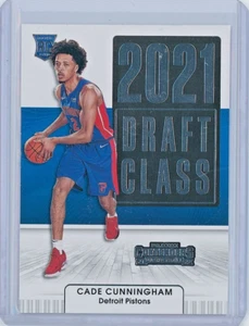 CADE CUNNINGHAM *TARJETA DE NOVATO* (RC) 2021-22 Panini Contenders 2021 DRAFT CLASE #1 - Imagen 1 de 2