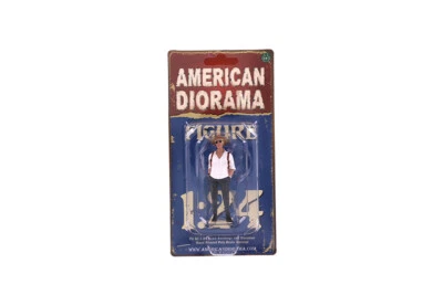 Figura III American Diorama 1:24 3" Man Guy de Partygoers gris blanco Foto 1 de 2