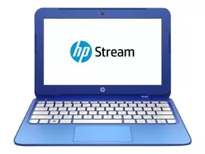 HP Stream 11-d010na Chromebook Celeron N2840 32GB 2GB FHD ChromeOS Blue Laptop - Picture 1 of 4