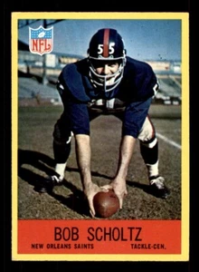 1967 Philadelphia Football #129 Bob Scholtz VG/EX *e2 - Picture 1 of 2