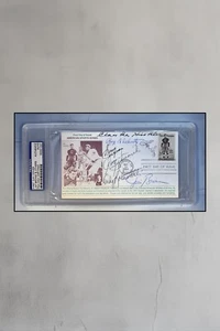 Jim Thorpe FDC signed by Hall of Famers-Brown/Hinkle/Robustelli +4-PSA #83001221 - Picture 1 of 1