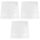  3 Count Transparente PVC-Tischdecke Tischschutzhülle Weiße Tischdecken