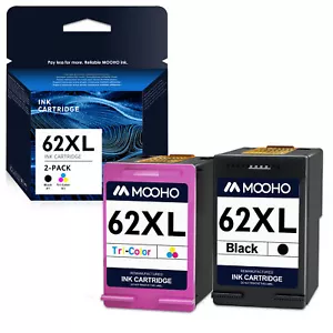 Compatible With HP 62XL Ink Cartridge ENVY 5642 5660 5540 5643 5542 5544 5640 - Picture 1 of 10