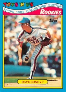 1988 Topps Toys R Us Rookies #8 David Cone New York Mets 🔥⚾🔥