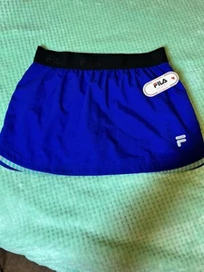 Fila Womens Skirt with Shorts Blue/black wicking tech.size small - Picture 1 of 7