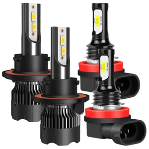 For Chevy Cruze 2011-2015 LED Headlight High Low Beam Fog Light Combo 4x Bulb M8 - Bild 1 von 15