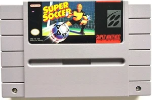 SUPER SOCCER ~ VINTAGE SUPER NINTENDO SNES VIDEOSPIEL CARTRIDGE - Bild 1 von 2