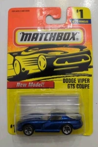 Matchbox 1/64 Diecast New Look #7/75 Blue Dodge Viper GTS Coupe - Picture 1 of 3