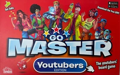 Go Masters Youtubers Edition Board Game by IDEAL 2019 - (8yrs+) ~ Complete - Image 1 of 4