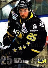 2011-12 Swedish Elitset #207 Mattias Karlsson