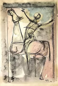 MARINO MARINI, Mixed media on paper - Picture 1 of 1
