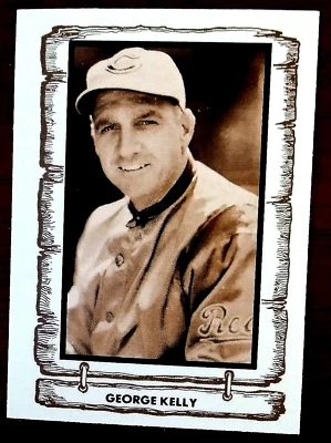 1982 CRAMER BASEBALL LEGENDS #62 GEORGE KELLY CINCINNATI REDS HOF - Image 1 of 2