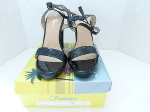 Monique 53 schwarze Lack-Heels von Forever - Größe 9 (neu im Karton) - Bild 1 von 1