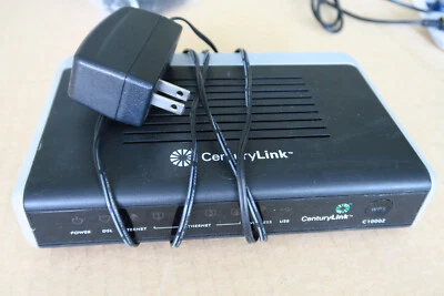 Centurylink Zyxel C1000Z VDSL2 DSL 4-Port Modem with Wireless Router - Image 1 of 2