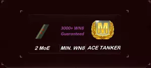 World Of Tanks BOOST | 2 MoE Mark of Excellence | 48h | Not Bonus Code | WOT MOE - Bild 1 von 1