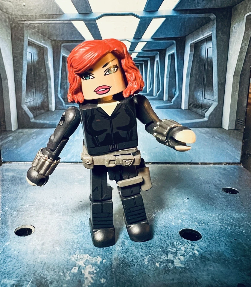 Marvel Minimates Viuda Negra Onda 35 Iron Man 2 Película Vengadores Escarlata Johansson Foto 1 de 1