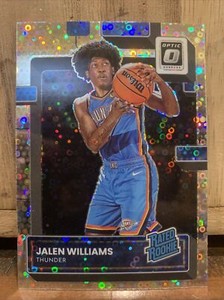 Jalen Williams 2022-23 Panini Donruss Optic Silver Disco Prizm Rated Rookie RC
