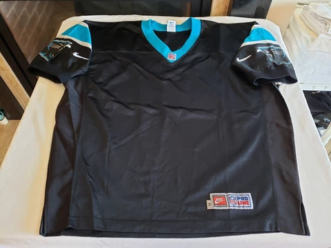 New vintage Nike Team Sports brand, "Carolina Panthers" mesh pullover size XXL Cover