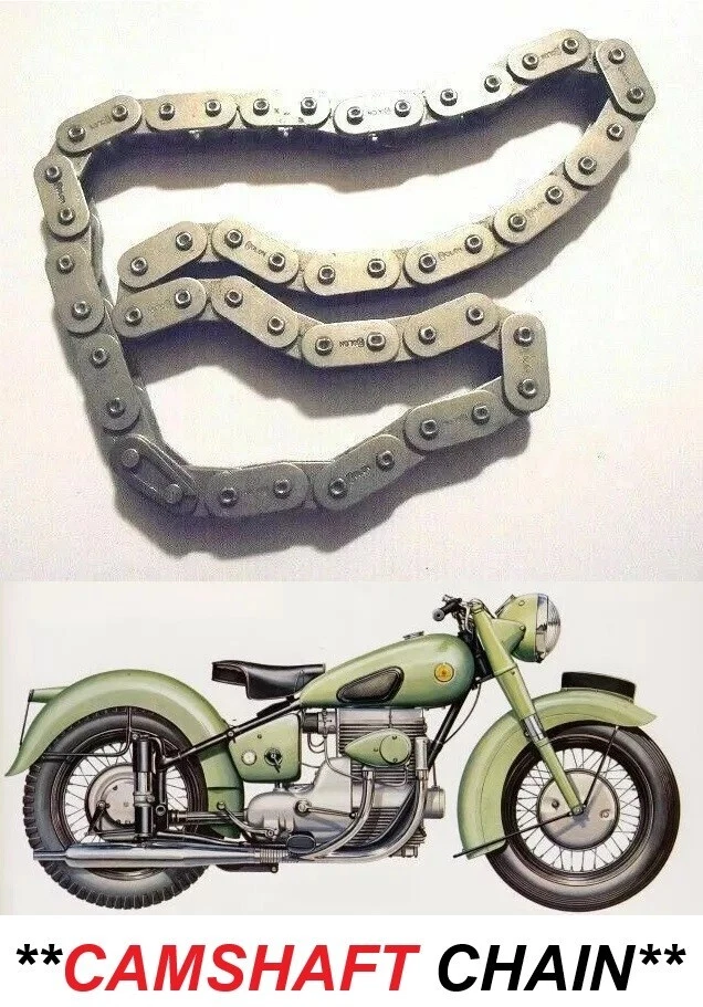 SUNBEAM S7 S8 (487cc OHC) Motorbike   CAMSHAFT CAM CHAIN    (1946- 57) - Image 1 of 1