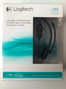 Totalmente Nuevo - Auriculares estéreo de tubo de voz Logitech H151 BD-77 - Imagen 1 de 5