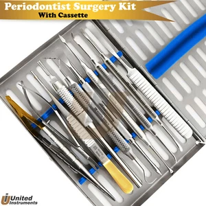 Kit Microchirurgia Parodontale Periostiale IMPIANTO Chirurgia Orale Set Parodontologo - Foto 1 di 13