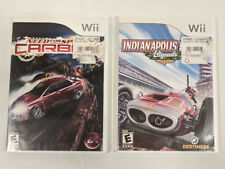 Lot de 2 jeux Nintendo Wii Need for Speed Carbon et Indianapolis 500 Legends