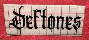 Black Dia De Los Deftones vinyl decal sticker 5”X2” - Foto 1 di 1