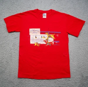 Vintage Native Art T-Shirt Herren S rot Lakota gelb Horse Journey Sioux Tribes - Bild 1 von 8