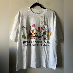 NWT Uniqlo X SpongeBob SquarePants Cactus Plant Flea Market T-Shirt - Bild 1 von 5