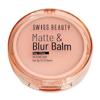 Swiss Beauty Matte & Blur Balm | Prep + Prime | 12-Hour Oil-Free Shine | With Vi - Image 1 of 4